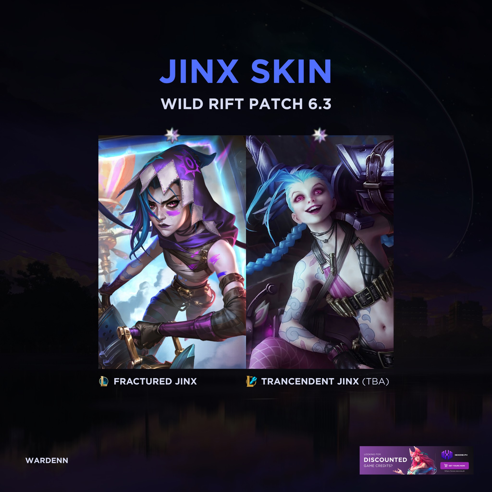 Wardenn - Contrary to earlier reports of Jinx receiving an Ultimate ...