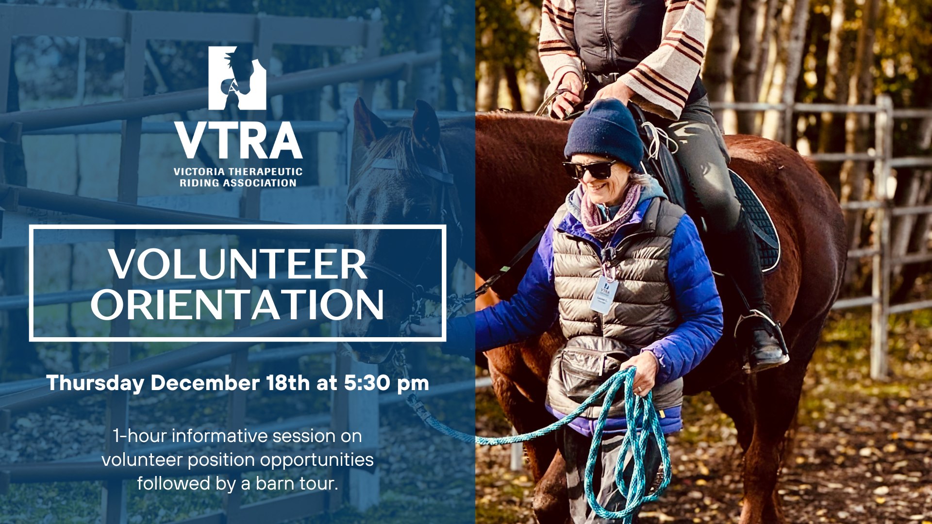 VTRA Volunteer Orientation Session