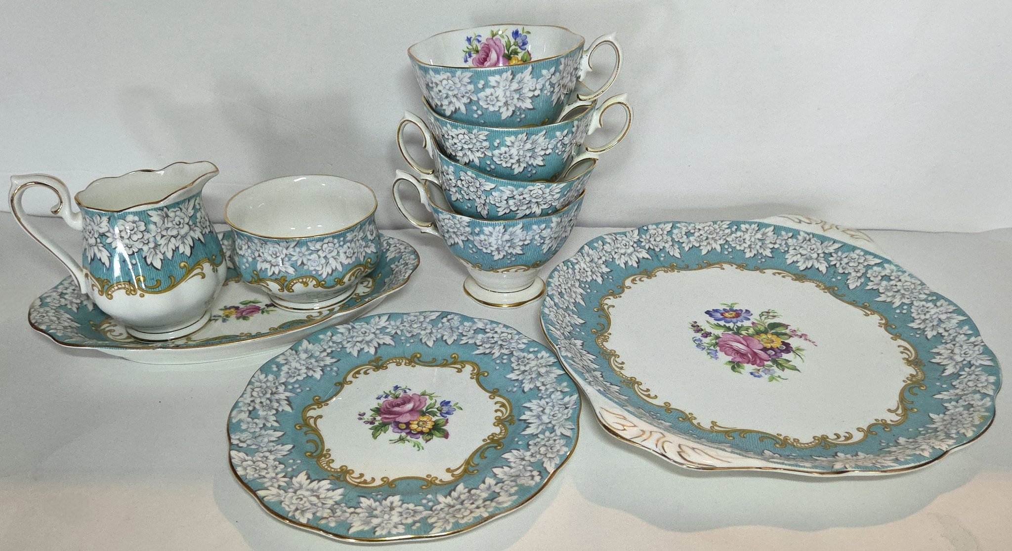 What is the value of Royal Albert Enchantment china set?