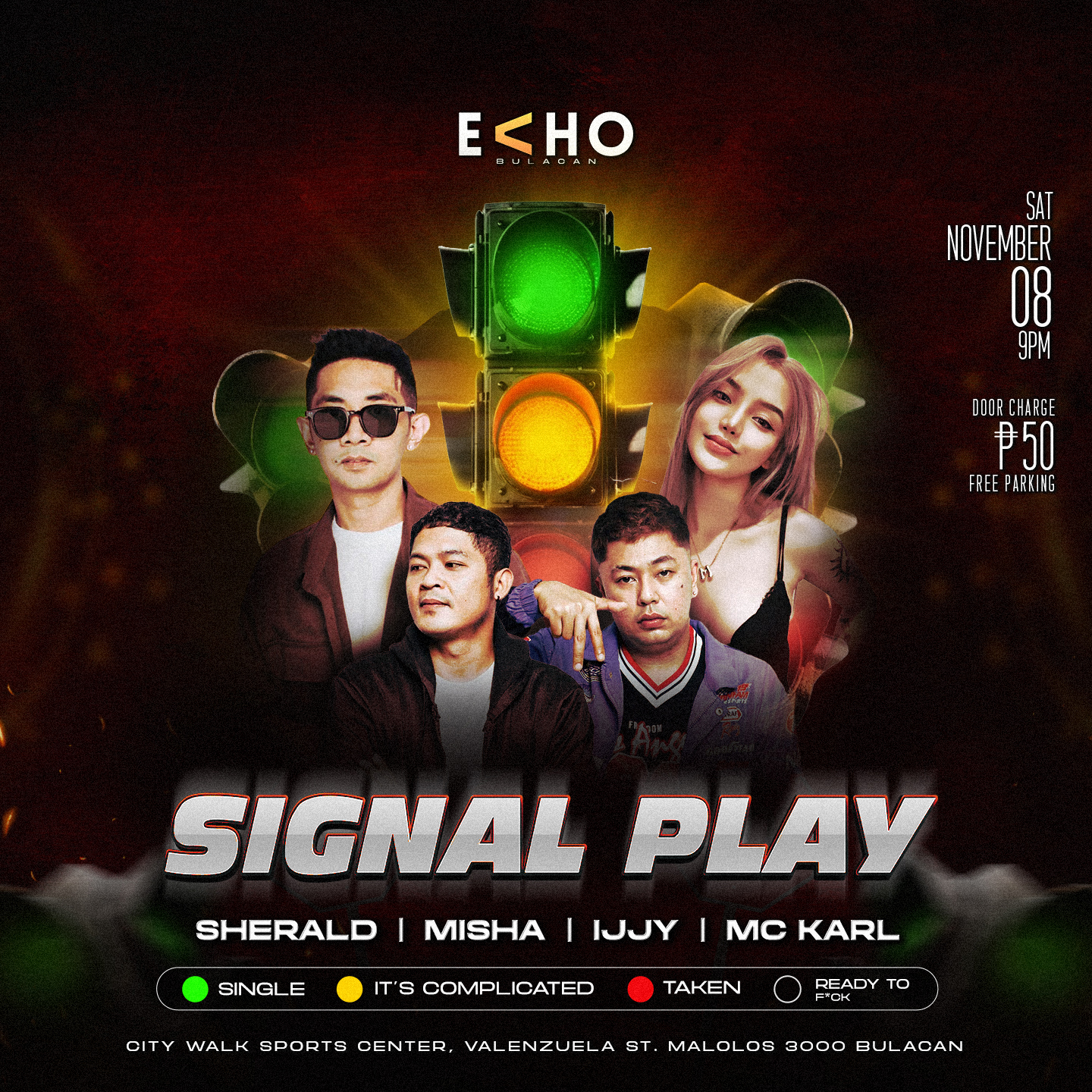 ECHO - 🚦 Signal Play at ECHO Bulacan! What’s your color tonight? 👀 🟢 ...