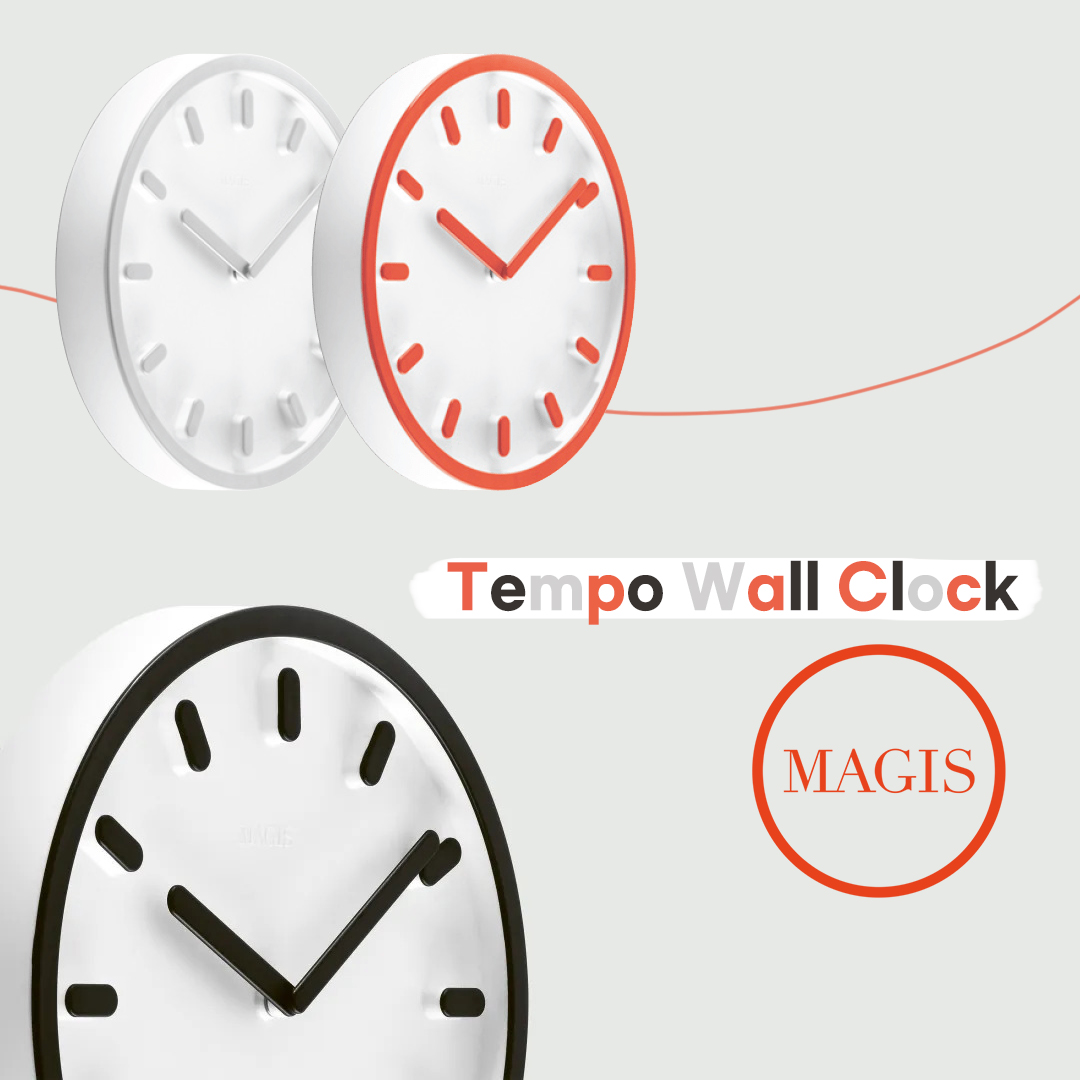 베뉴페 - 마지스 magis Tempo Wall Clock 3가지 색상 재고 보유중으로 빠르게 받아보실...