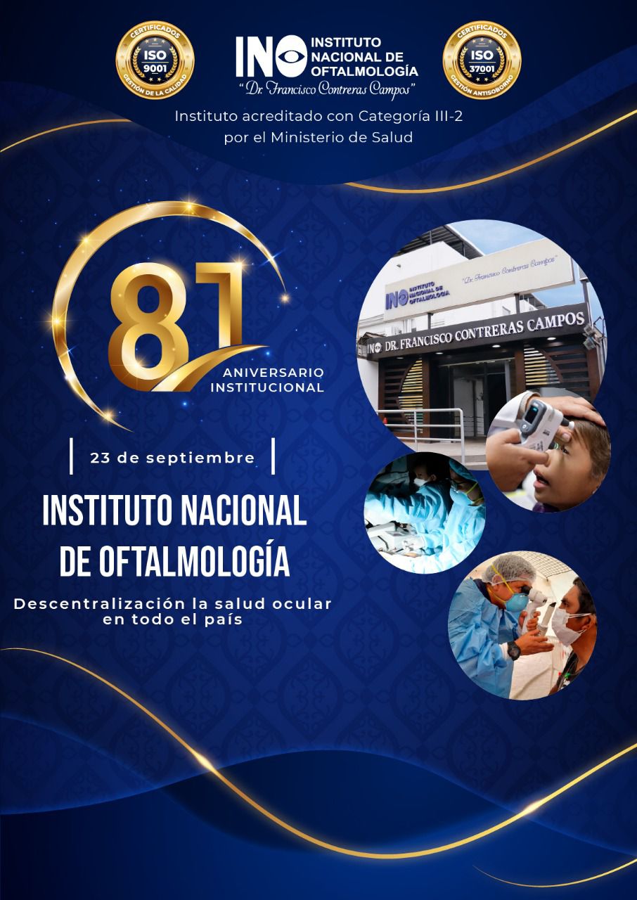 INO - #AniversarioInstitucional / 🎉👁️ 81 Años al servicio de la visión ...