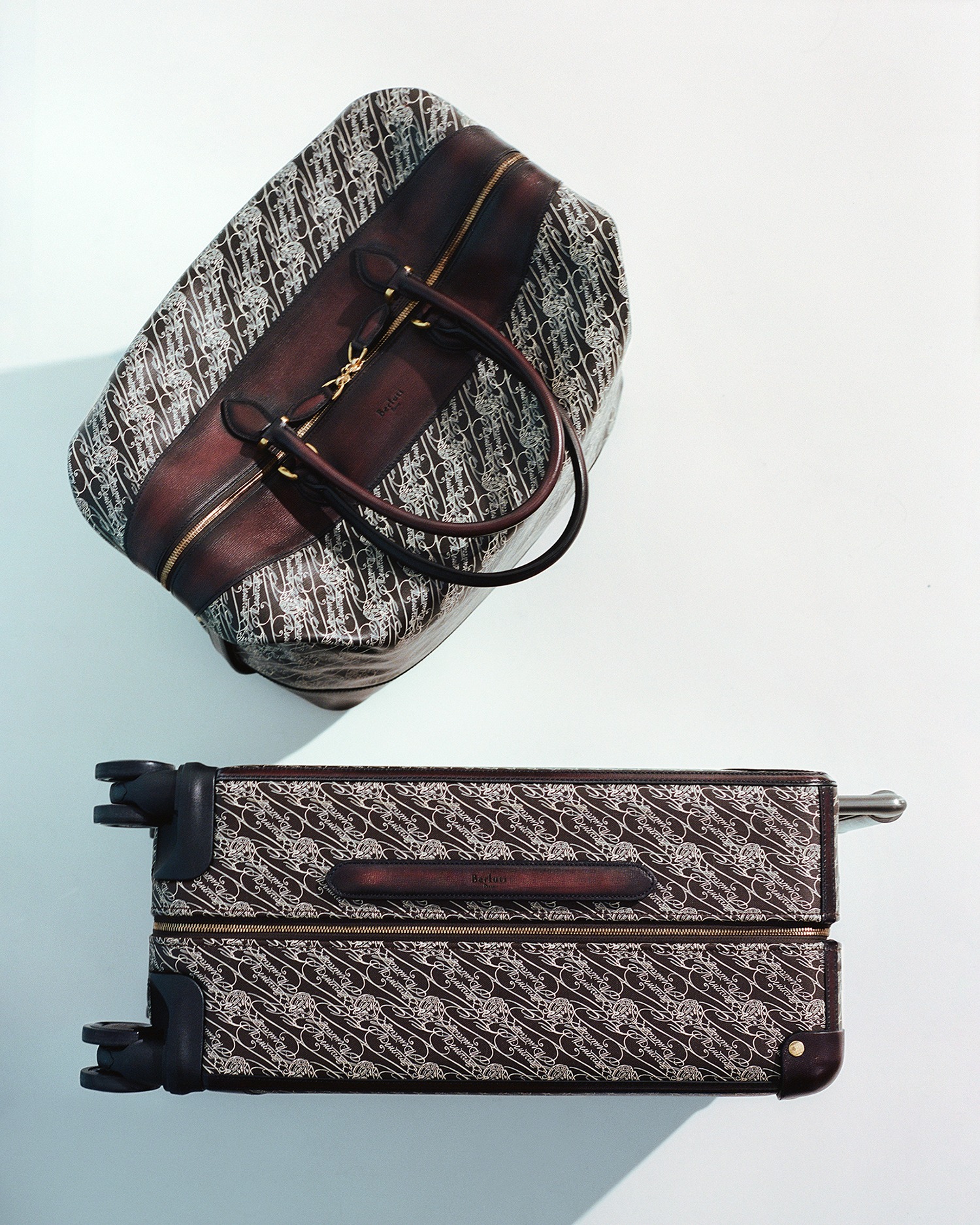 Berluti - - THE LUGGAGE: TOILE MARBEUF BY #BERLUTI - The Toile 