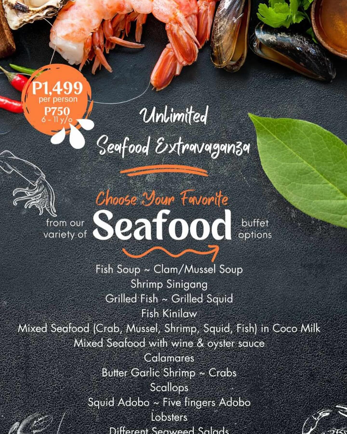 Join us on December 31, 2023, for an UNLIMITED SEAFOOD BUFFET – Eat All ...