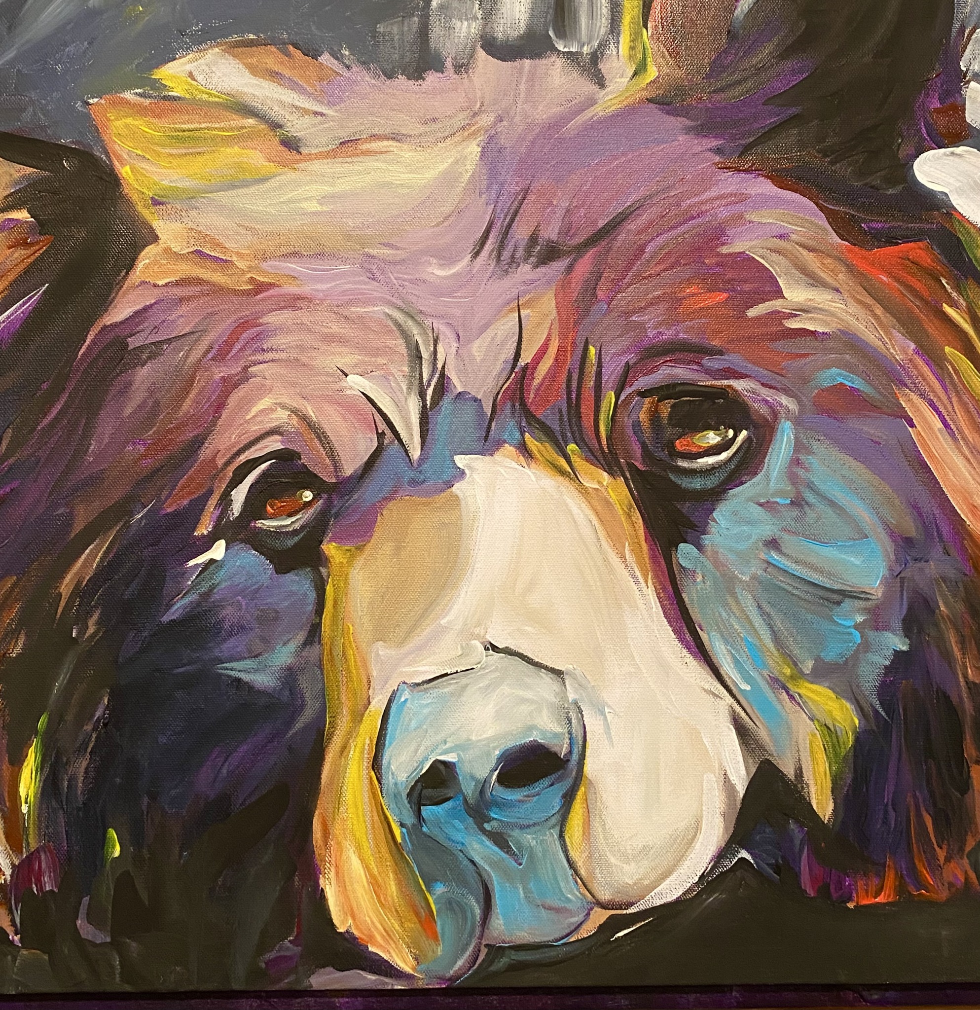 Heather Pant - "Bear Where There" 20 x 20 Original available at Webster ...