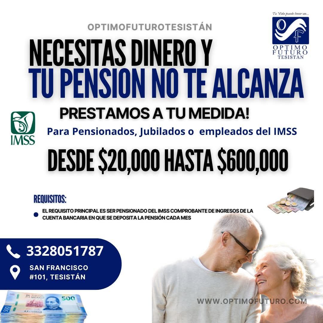 Optimo - ¿Eres pensionado o jubilado del IMSS y tu pensión no te ...