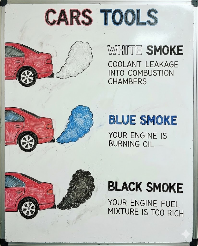 Cars - 🚗 Understanding Car Exhaust Smoke: What is your engine telling ...