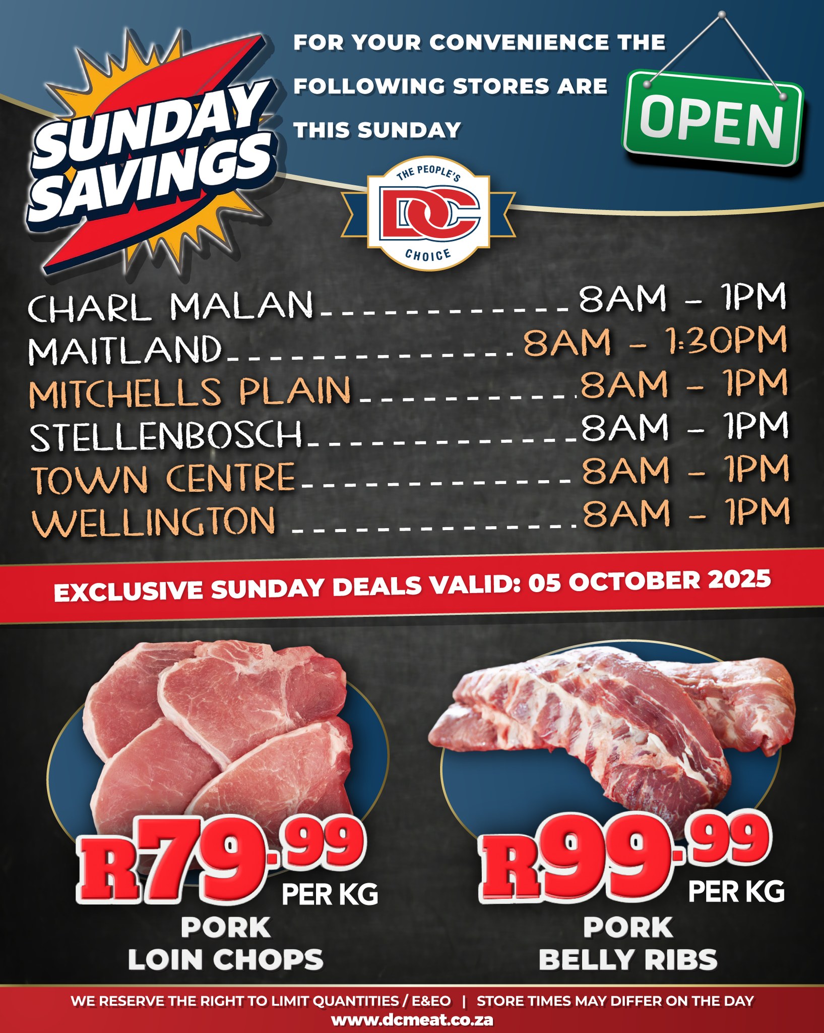DC Meat - 📢 For your convenience, the following DC Meat... | Facebook