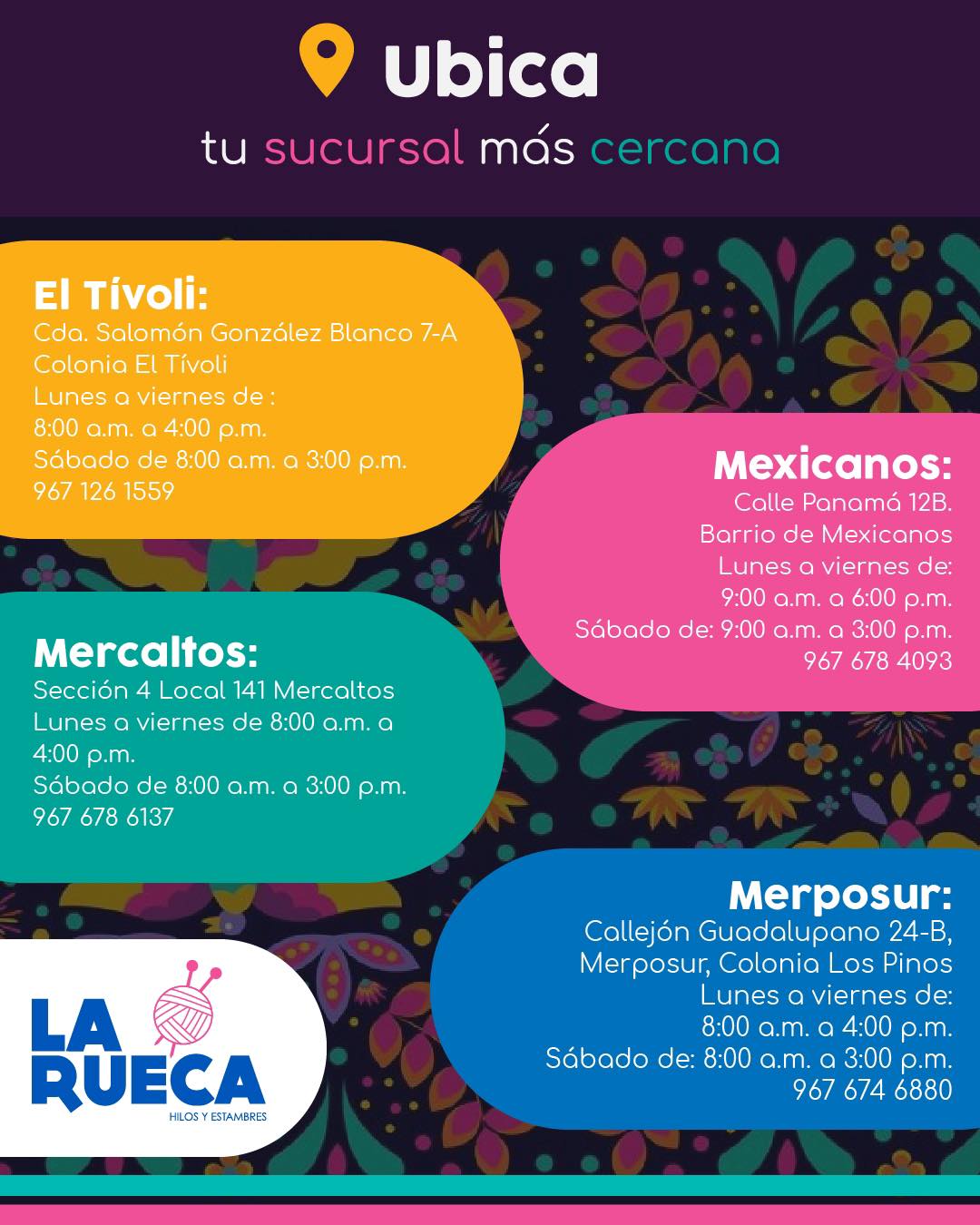 ¿Ya nos conoces? 📍... - Hilos y Estambres La Rueca SA de CV