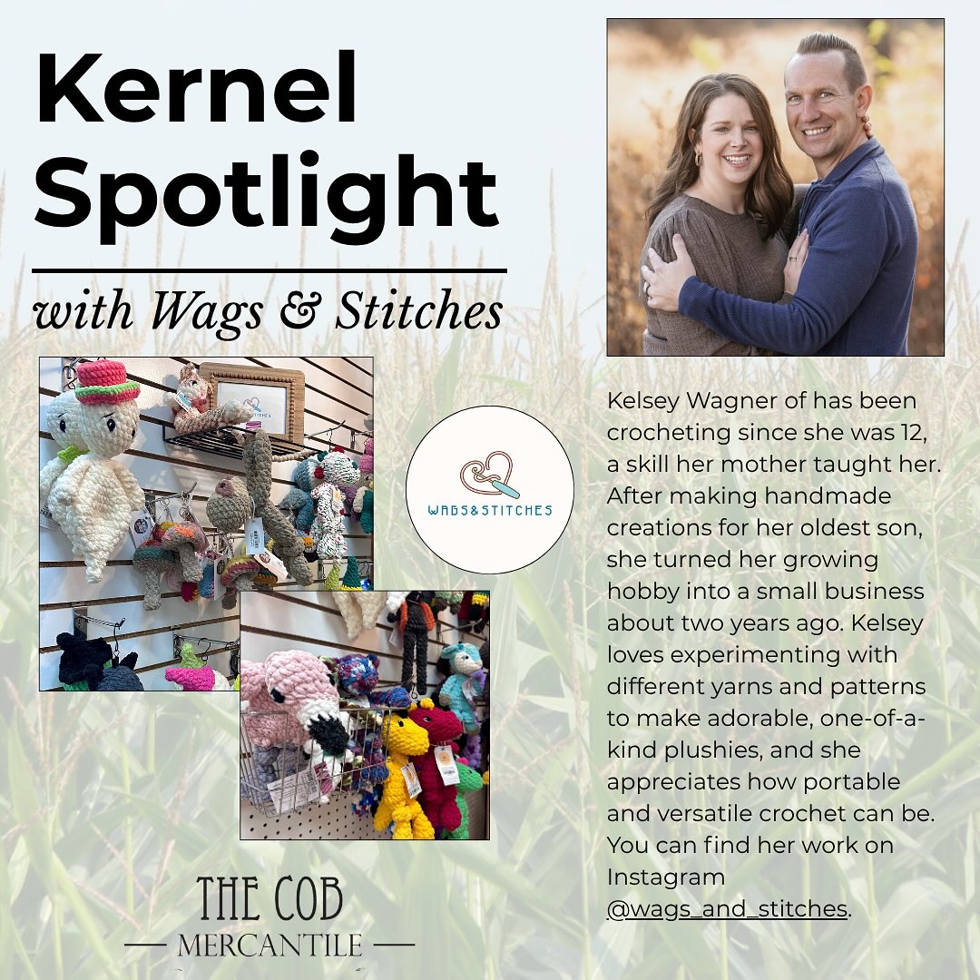 Meet Kelsey! The Kernel behind Wags &... - The Cob Mercantile | Facebook
