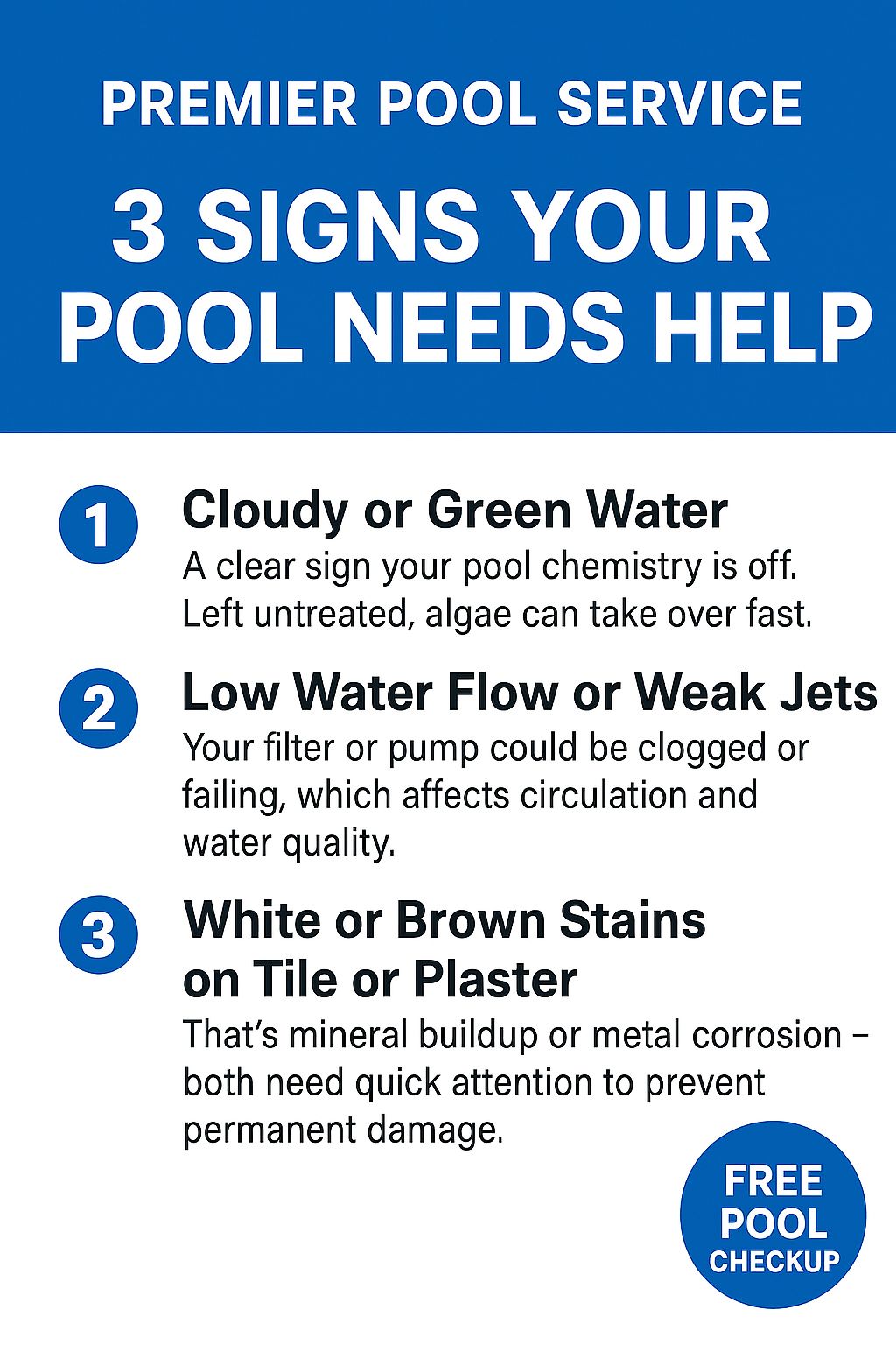 💦 Your pool might be... - Premier Pool Service - Rocklin | Facebook