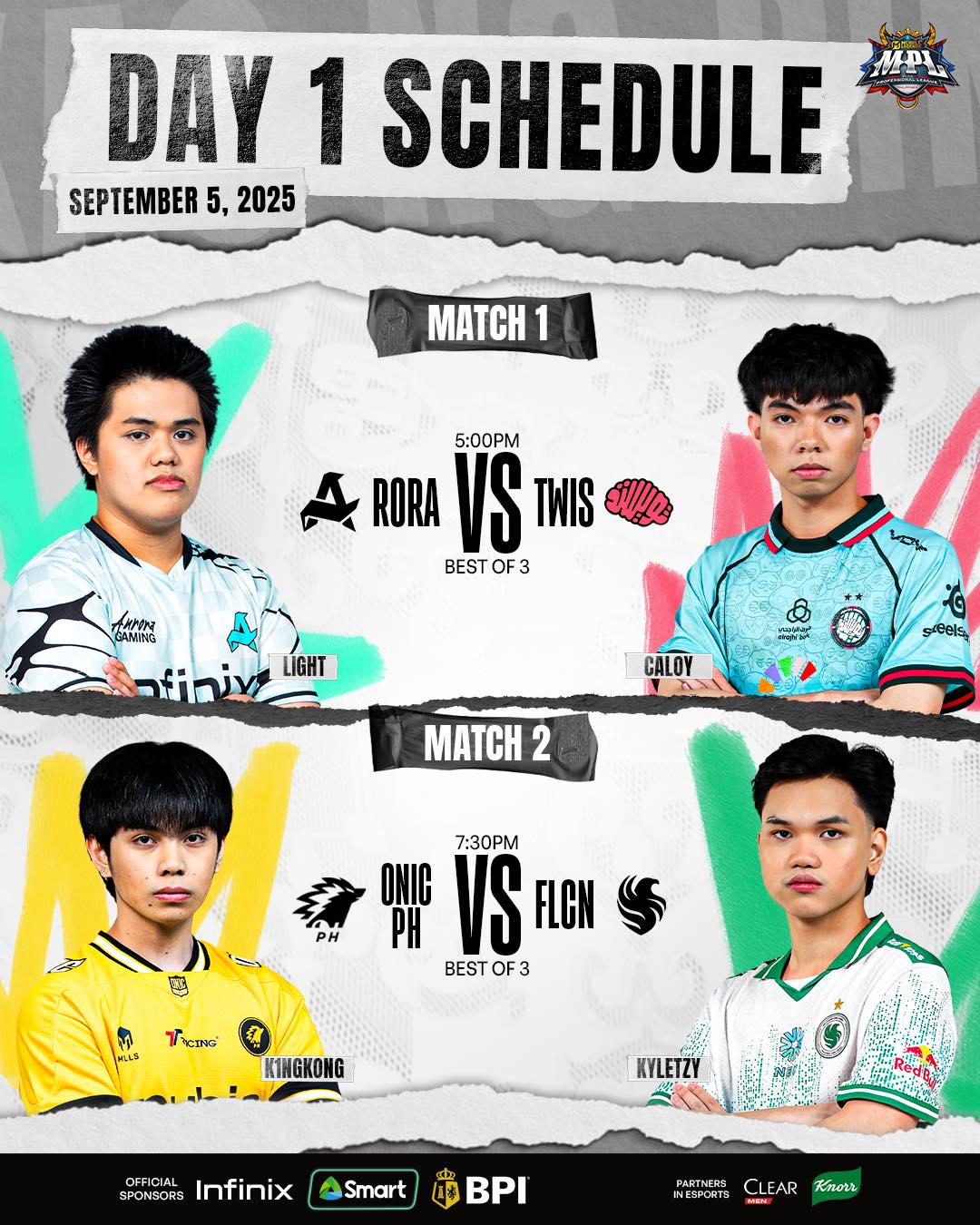 MPL - WEEK 3 DAY 1 IS HERE!🙌🏼 New week, new clashes, and the stakes ...