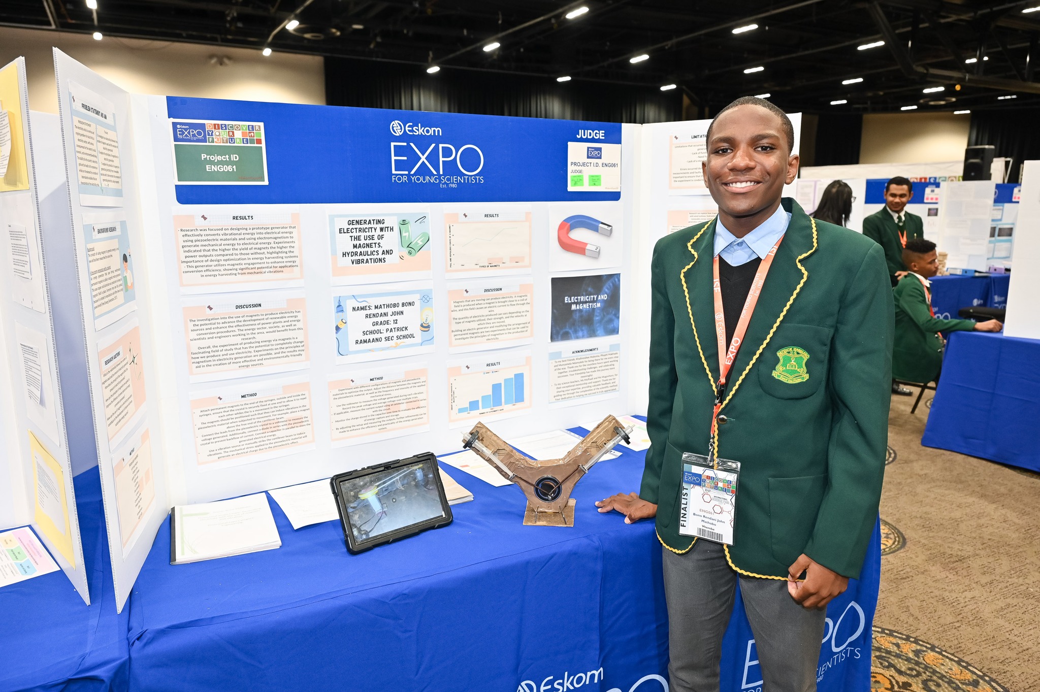 Vhembe - Rendani Mathobo, a 2024 Eskom Expo alumnus and medalist from ...