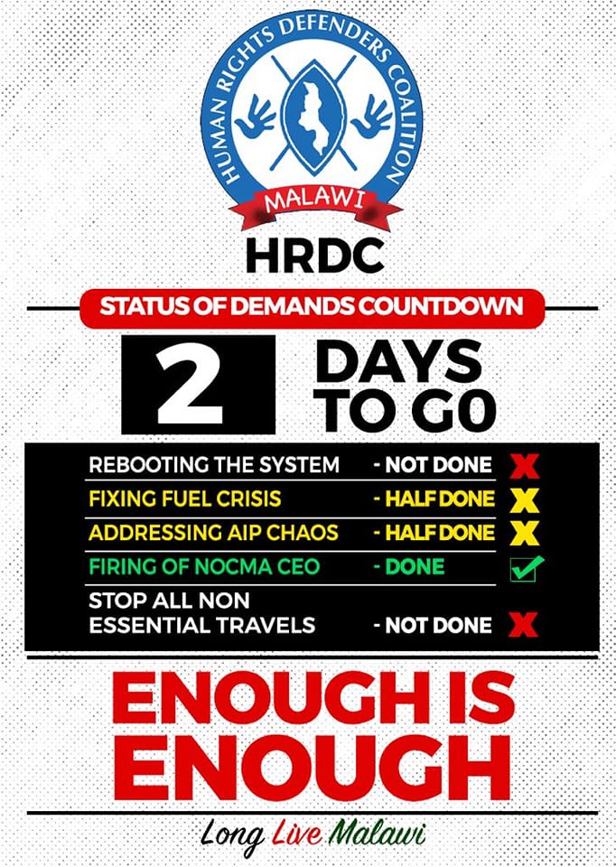 Human Rights Defenders Coalition - Malawi | Lilongwe