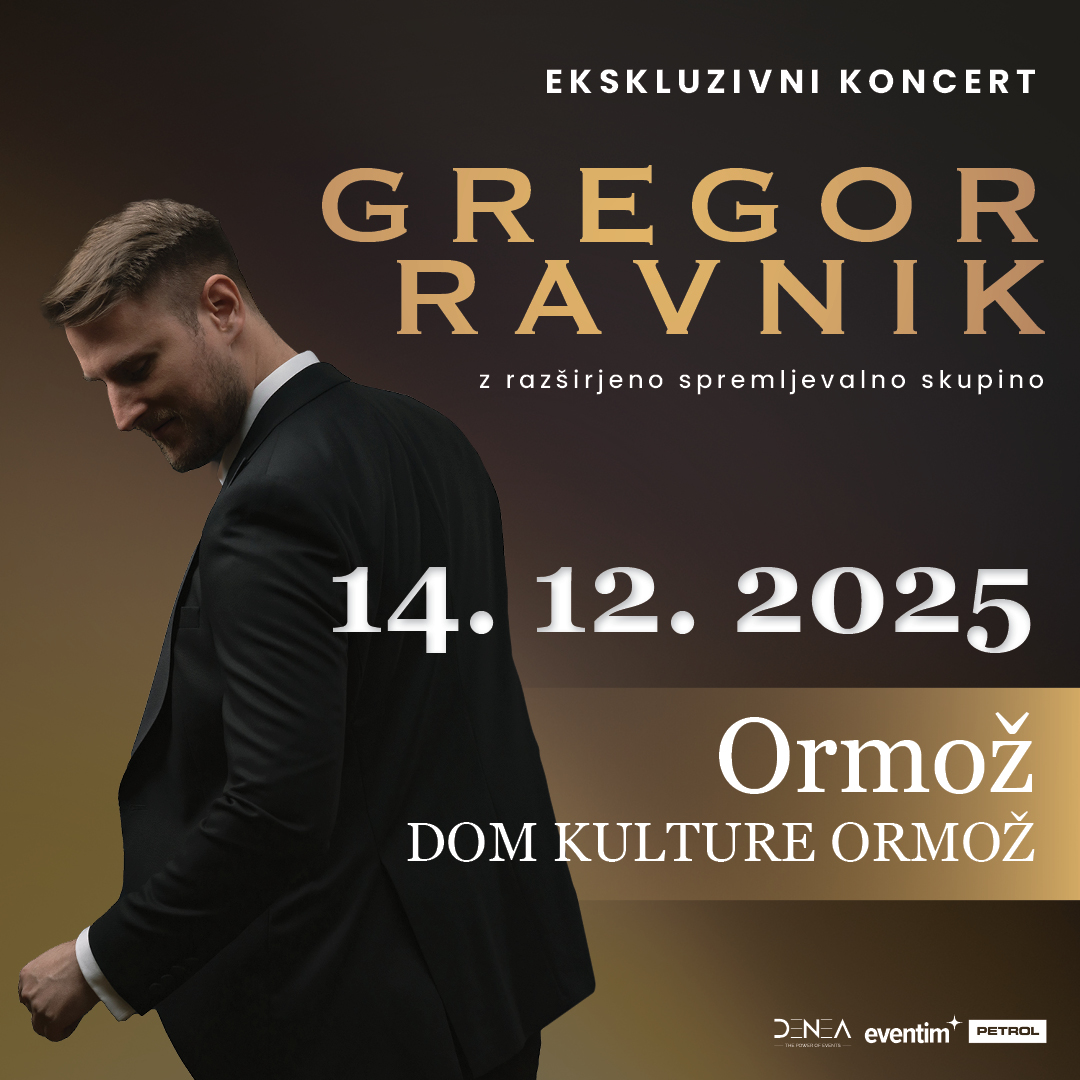 Občina - 🎶 Gregor Ravnik prihaja v Dom kulture Ormož s svojim ...