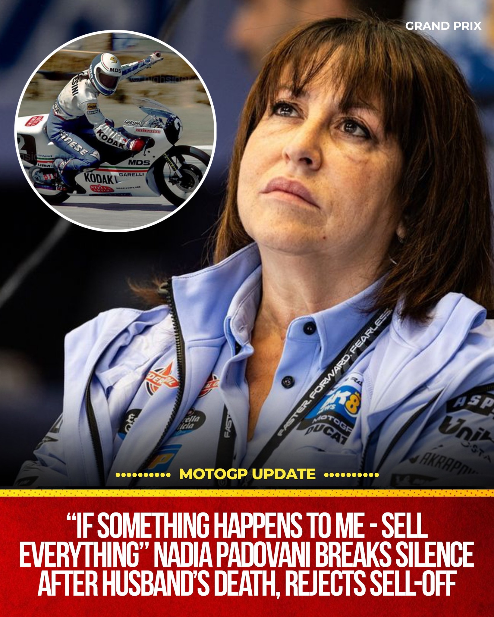 GRAND - Nadia Padovani opens up about the painful moment when, shortly ...