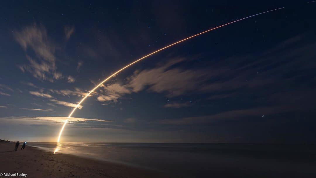 🚀🏝️ Last night’s SpaceX launch... - Meteorologist Nash Rhodes