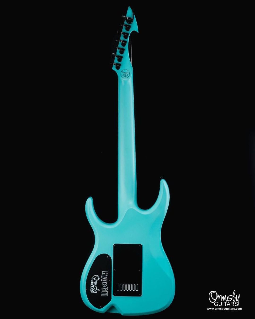 So many Ormsby Guitars, like this awesome GTI Hype 7 multiscale