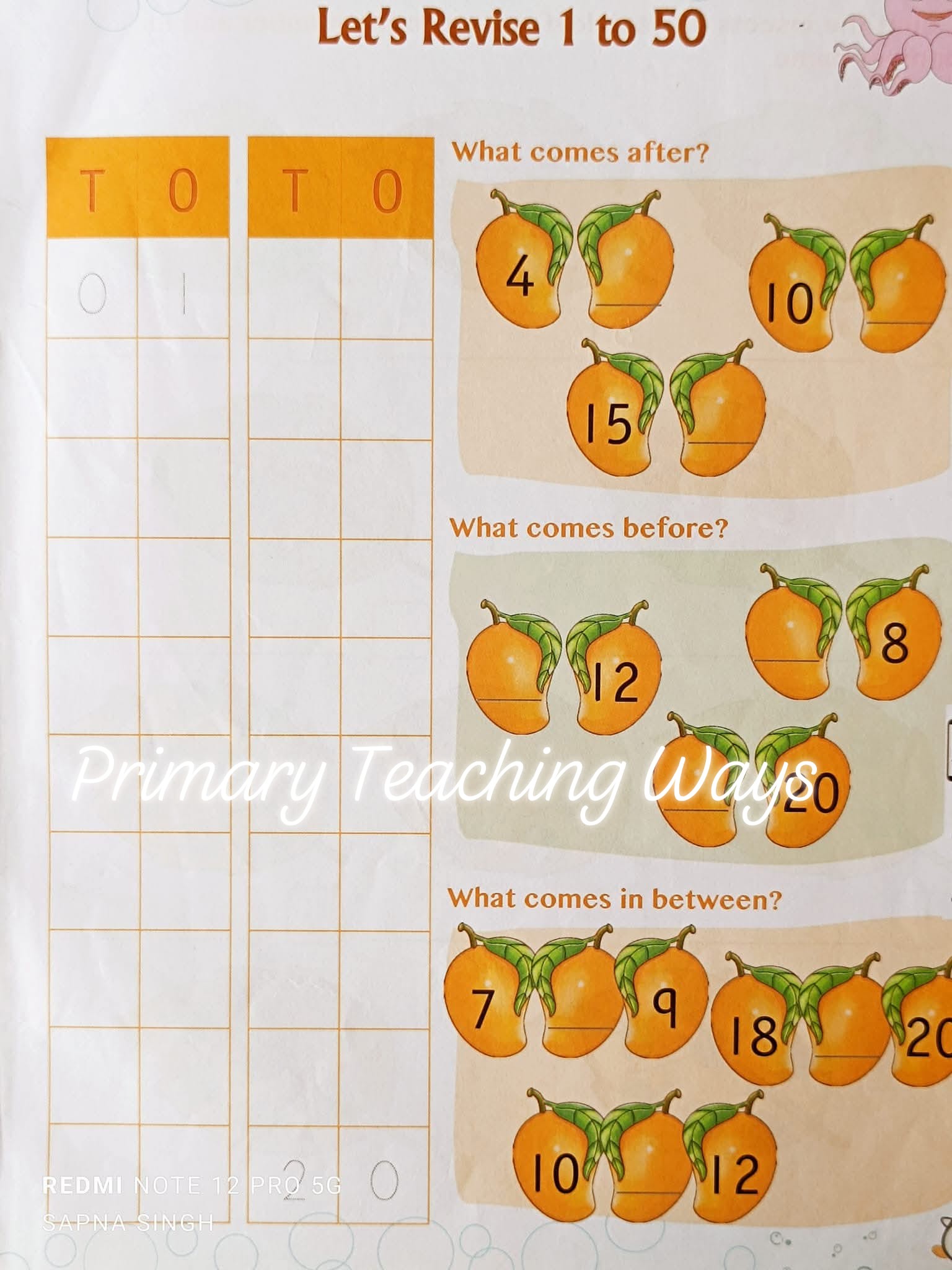 Primary - Numbers - 1 to 50 !!!! | Facebook