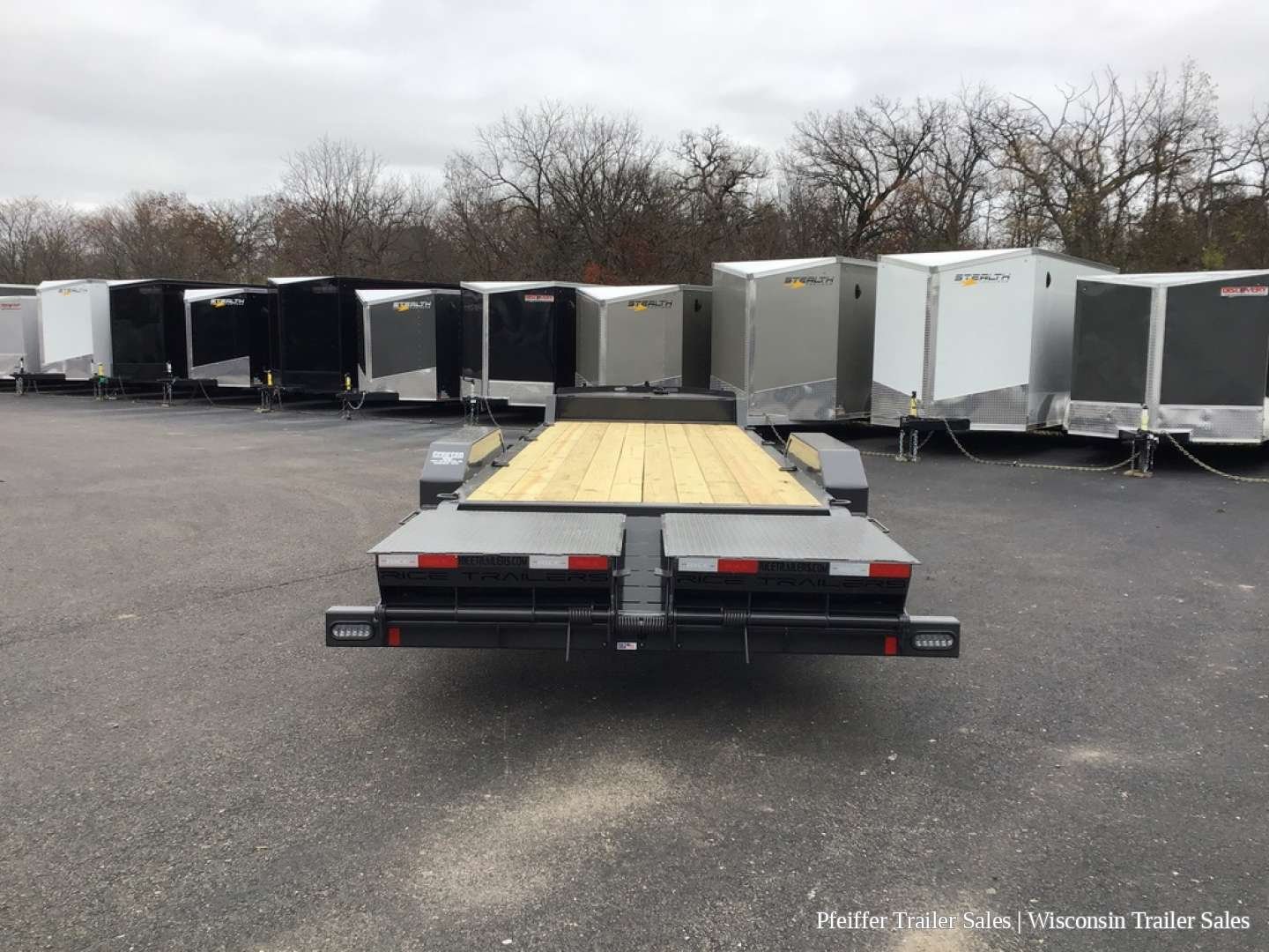 New 2026 7x24 Rice Trailers Pro Max HD Flatbed w/ FREE Gray Color ...