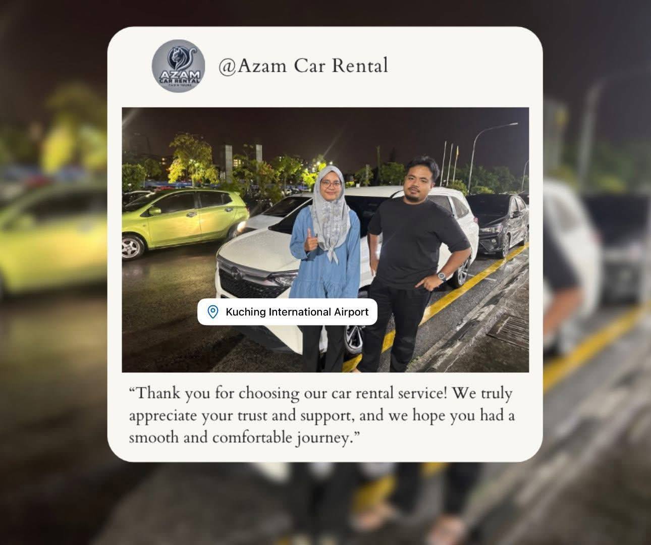 Azam Car Rental Kuching