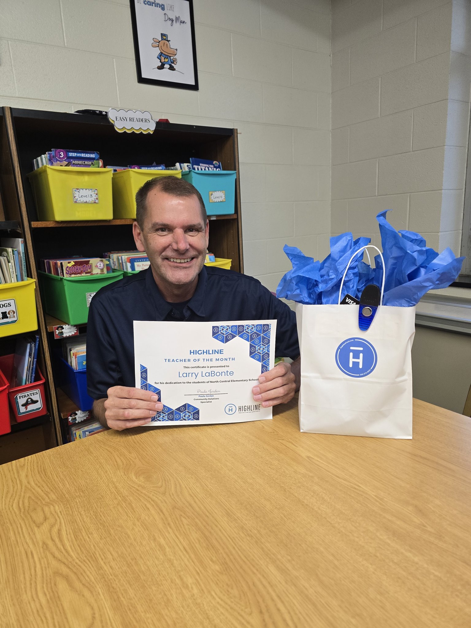 October Teacher Of The Month Larry... - Highline Internet | Facebook