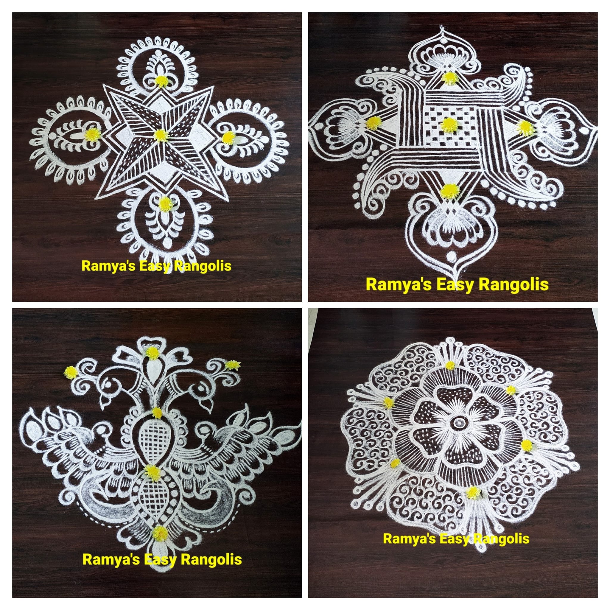 Festival rangolis ️... - Ramya's Easy Rangolis