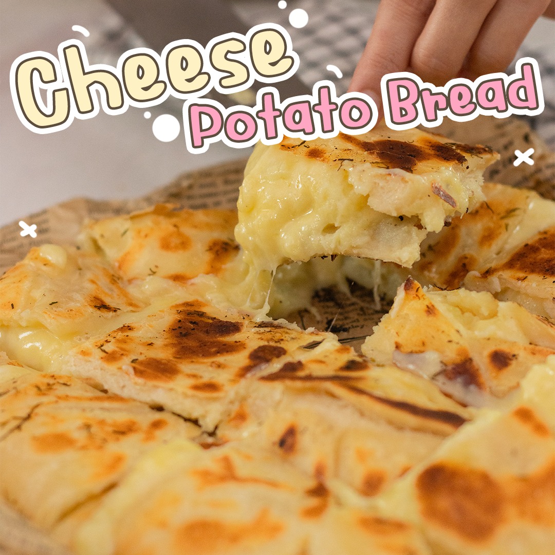 VIPS Station - Cheese Potato Bread มาแล้ววว!!🍕🥔🧀...