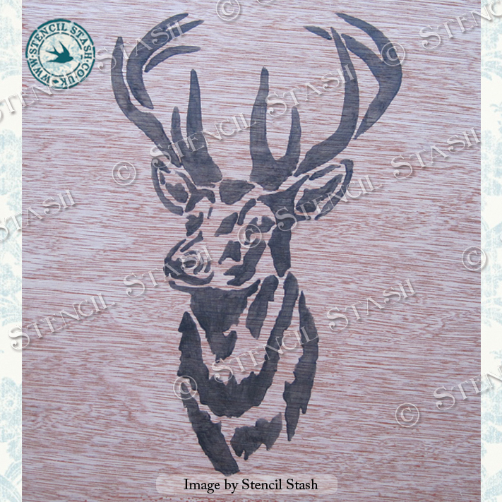 Stencil Stash - Our 'Stag Head' and 'Stag Repeat' stencils... | Facebook