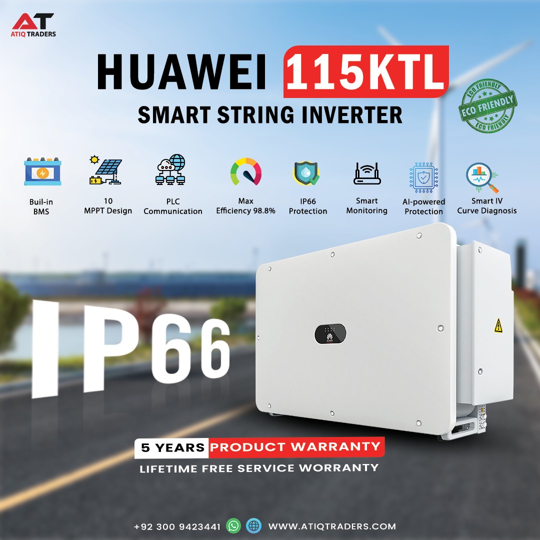 Atiq - ⚡ HUAWEI 115KTL SMART STRING INVERTER ⚡ Powering Utility-Scale ...
