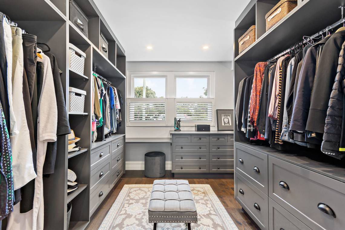 Architest - This shaker panel walk-in robe with good natural light is ...