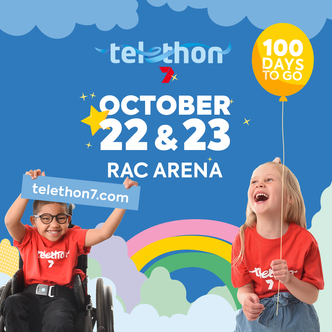 The countdown to Telethon7 Weekend is officially on with 100 days to go ...