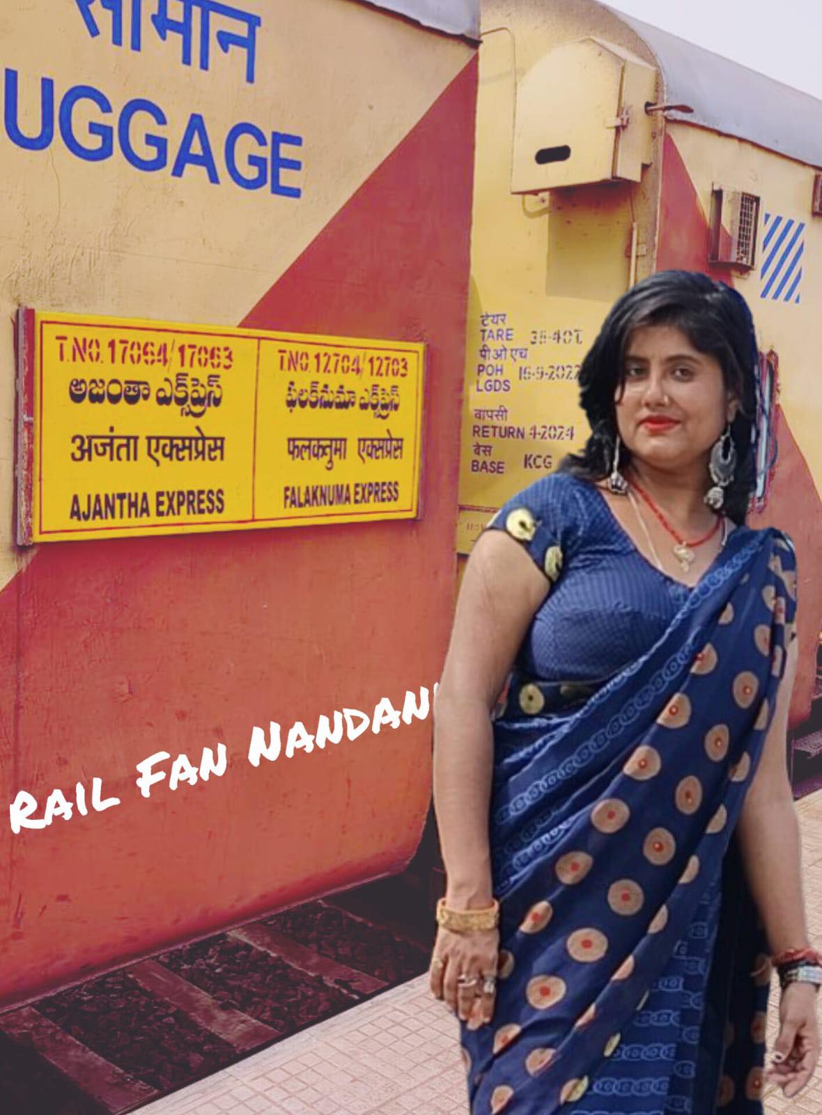 The 17063 / 17064 Ajanta Express is an... - Rail Fan Nandani | Facebook