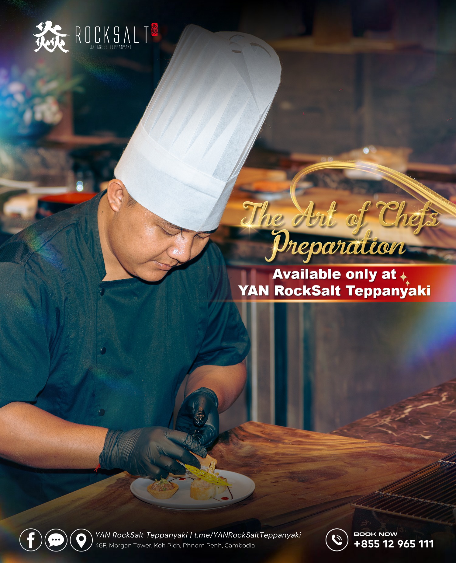 YAN - 👨🏻‍🍳 The Art of Chef’s Preparation at YAN RockSalt Teppanyaki ...