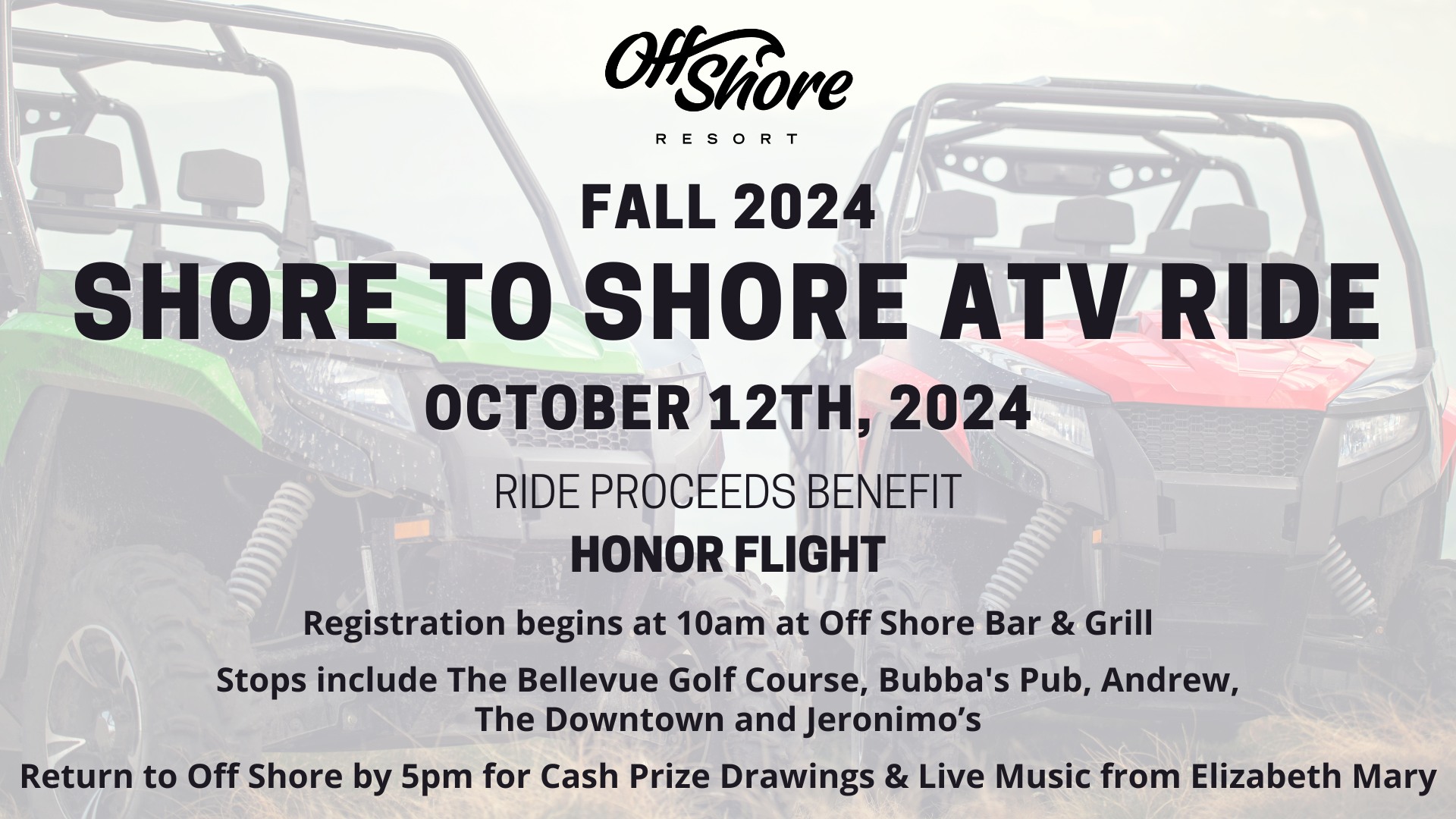 3rd Annual Fall Shore to Shore ATV Ride