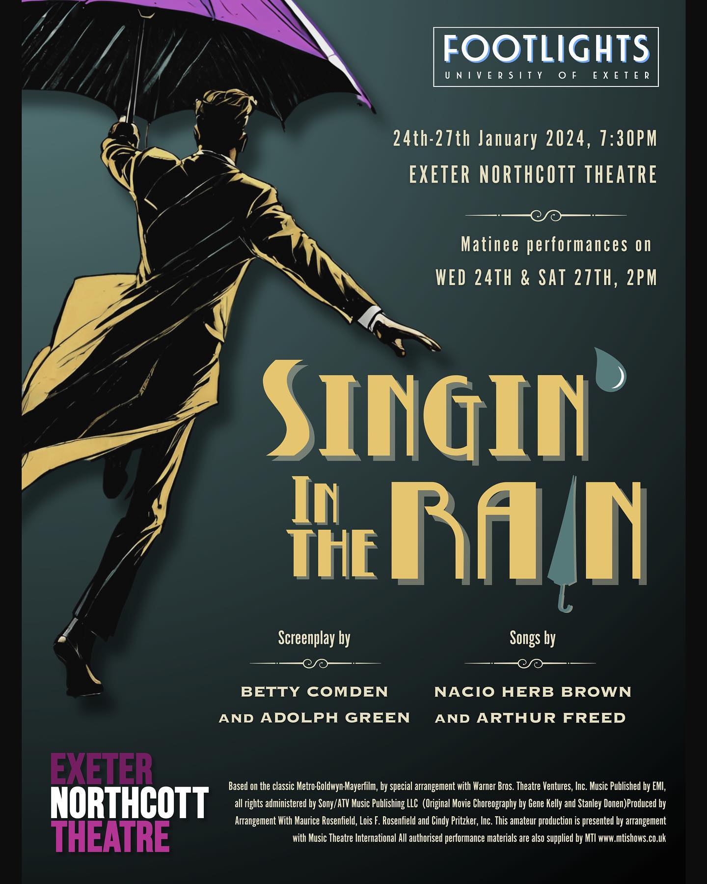 POSTER REVEAL!!! Exeter... - Exeter University Footlights | Facebook