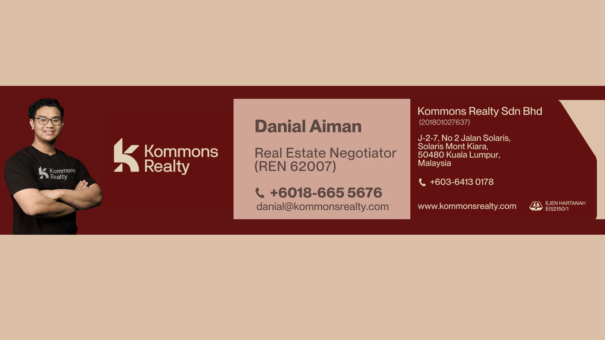 Danial Aiman Kommons Realty | Kuala Lumpur