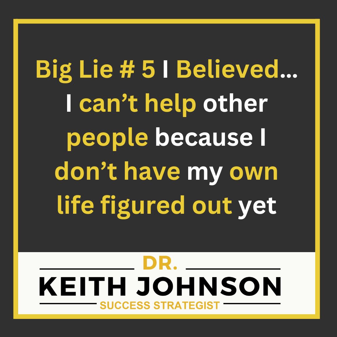 💥 BIG LIE #5 CRUSHED! 💥 Stop holding... - Dr. Keith Johnson | Facebook