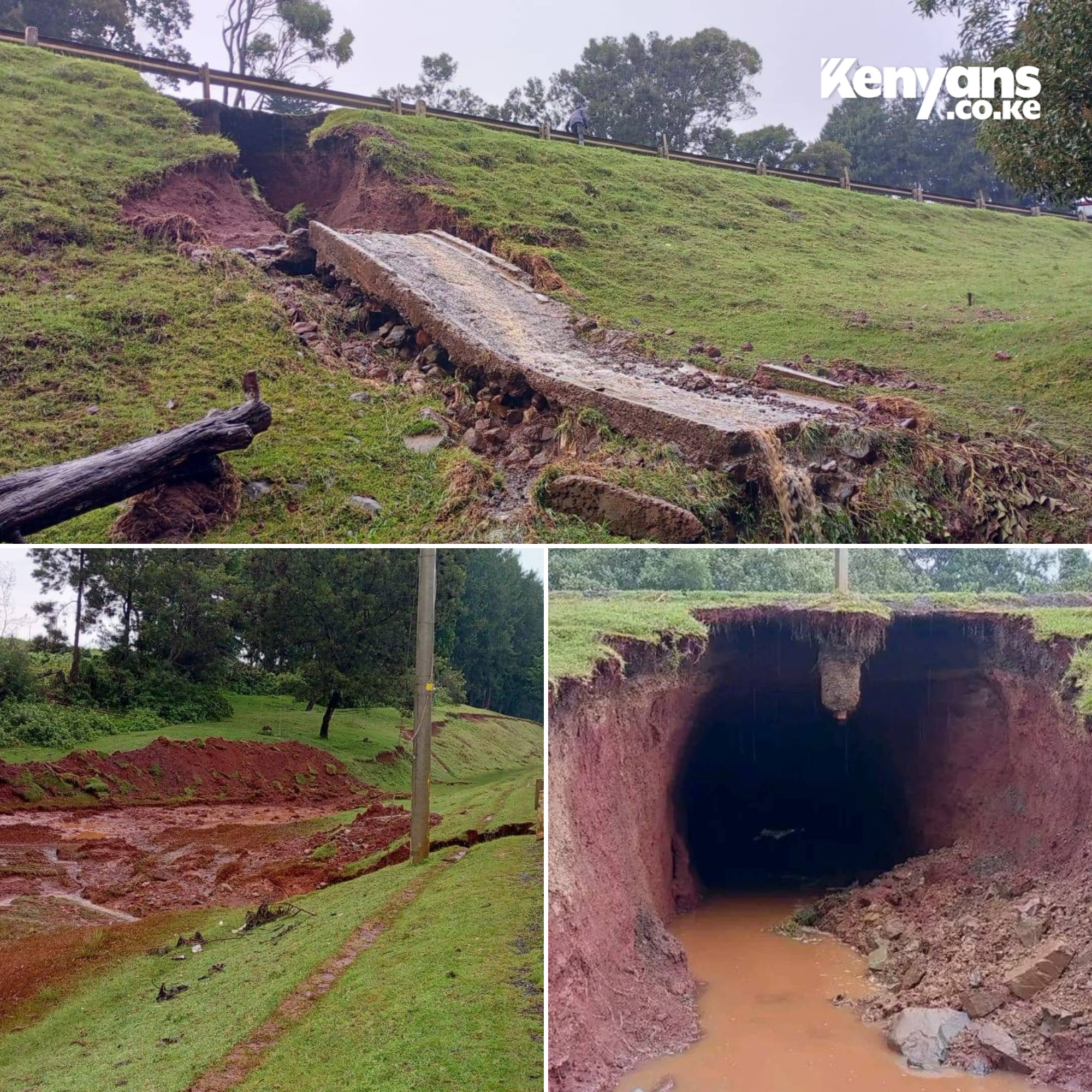 Kenyans.co.ke - A culvert under the Nakuru-Eldoret Highway... | Facebook