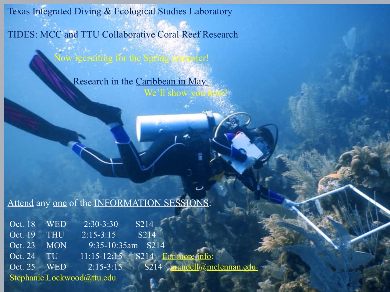 TIDES Texas Integrated Diving and Ecological Studies Laboratory | Waco TX