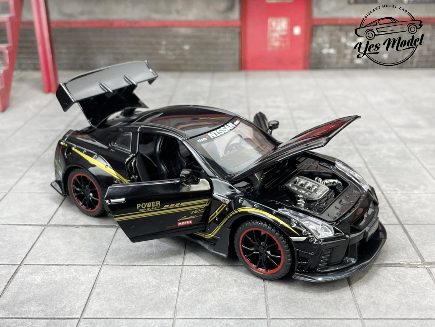 Yes - NISSAN SKYLINE GTR R35 Scale 1:32 ขนาดความยาว 14 ซม. มีเสียง /มี ...