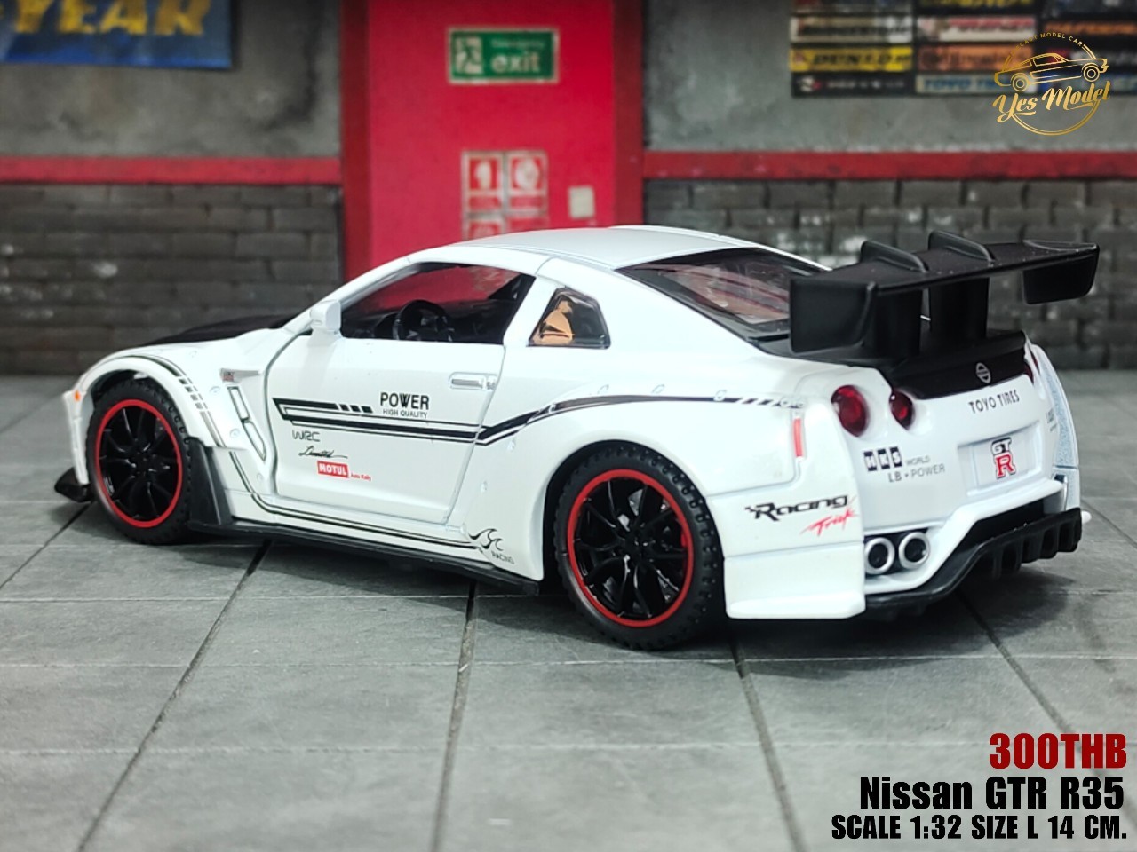 Yes - NISSAN SKYLINE GTR R35 Scale 1:32 ขนาดความยาว 14 ซม. มีเสียง /มี ...