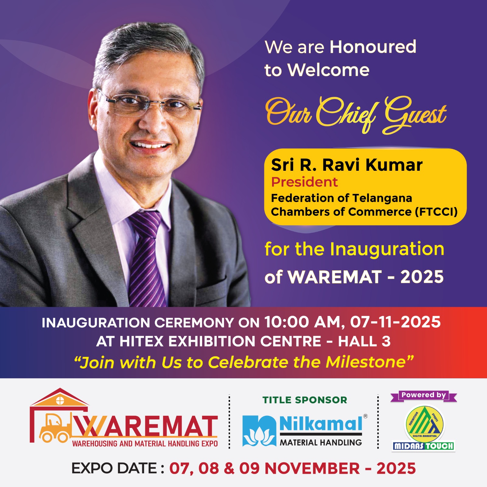 Waremat - We’re truly delighted to welcome Sri R. Ravi... | Facebook