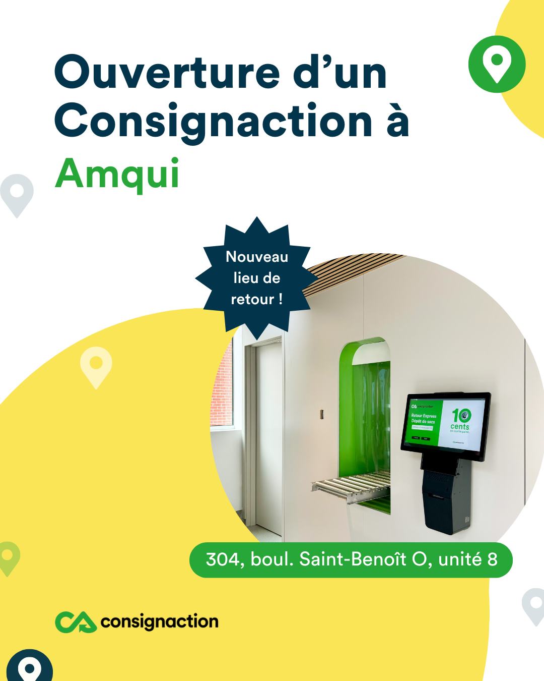 consignaction - 🎉Nouveau lieu de retour Consignaction ! 🎉... | Facebook