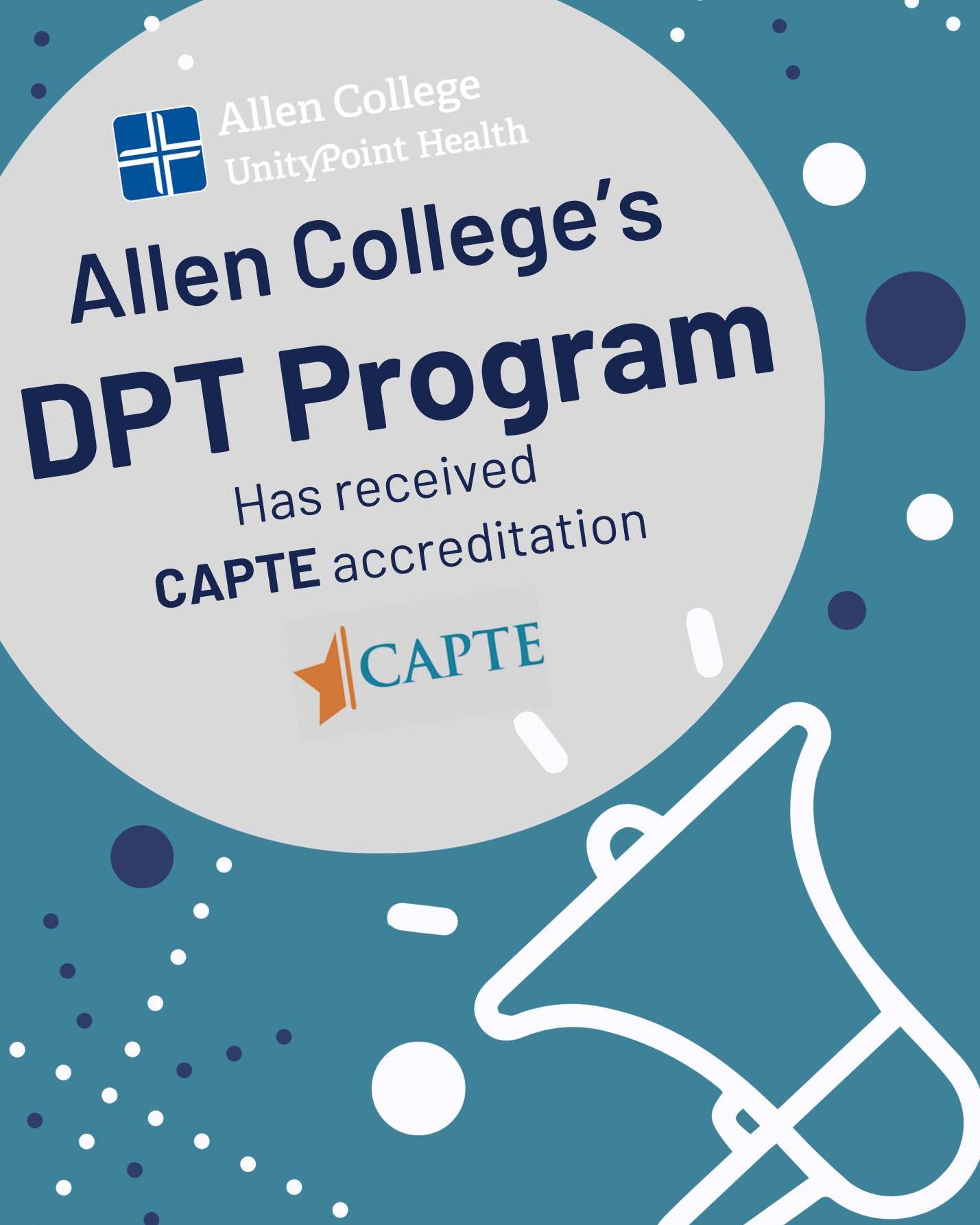 Allen College received... - Allen College - UnityPoint Health
