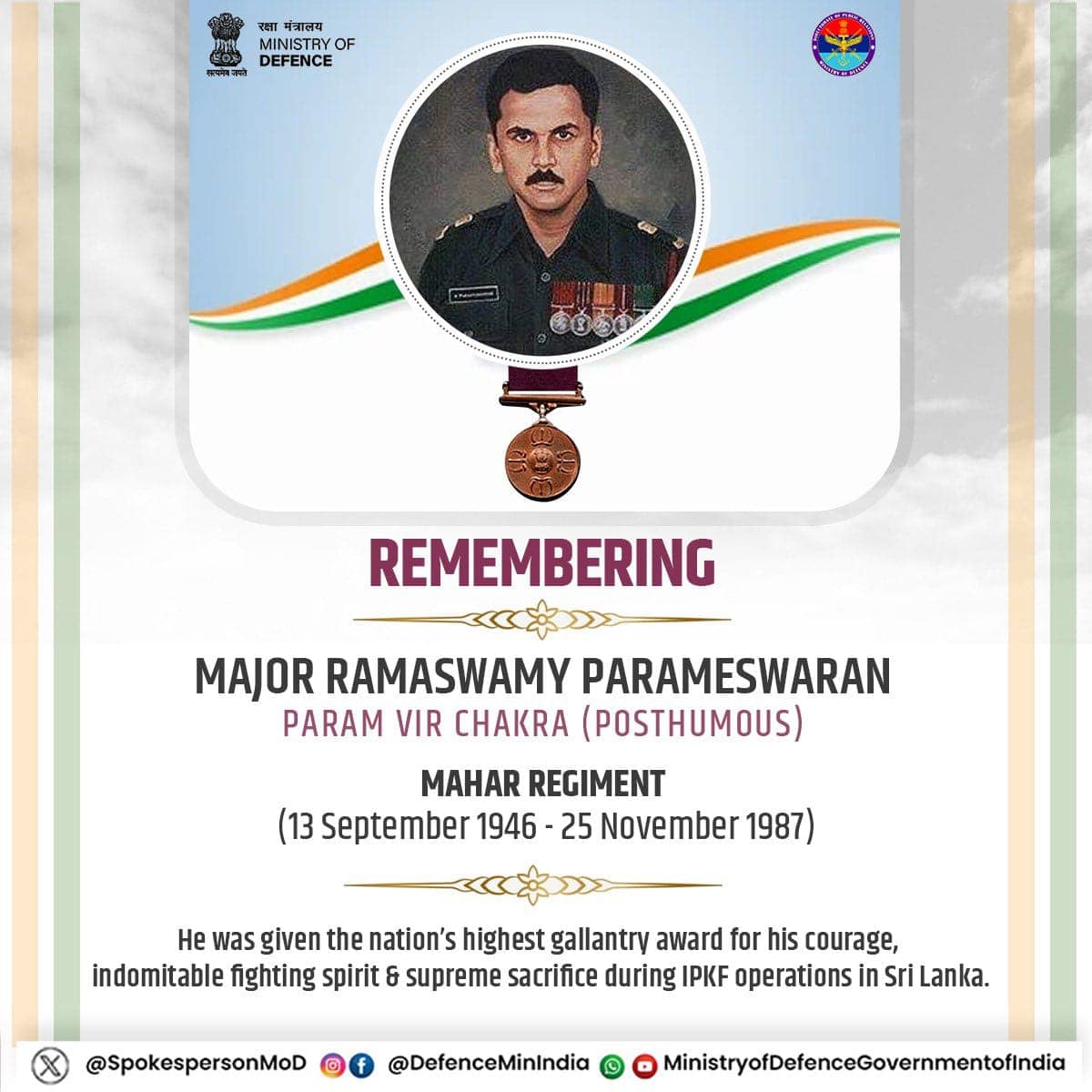 Remembering... - Ministry of Defence, Government of India