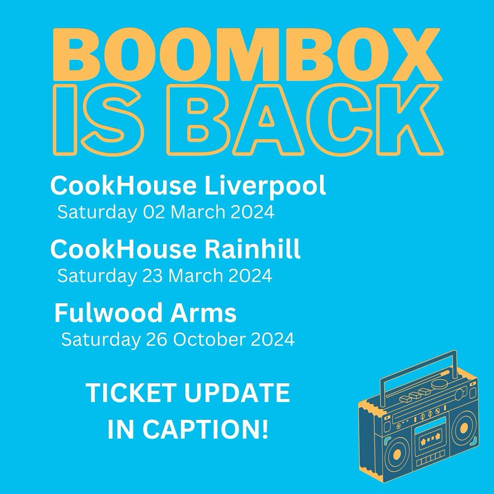 Sphinx - TICKETS IN BIO! COOKHOUSE LIVERPOOL Standard -... | Facebook