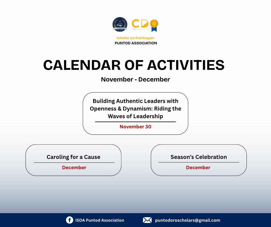 ISDA - The ISDA Puntod Association is pleased to present the official ...