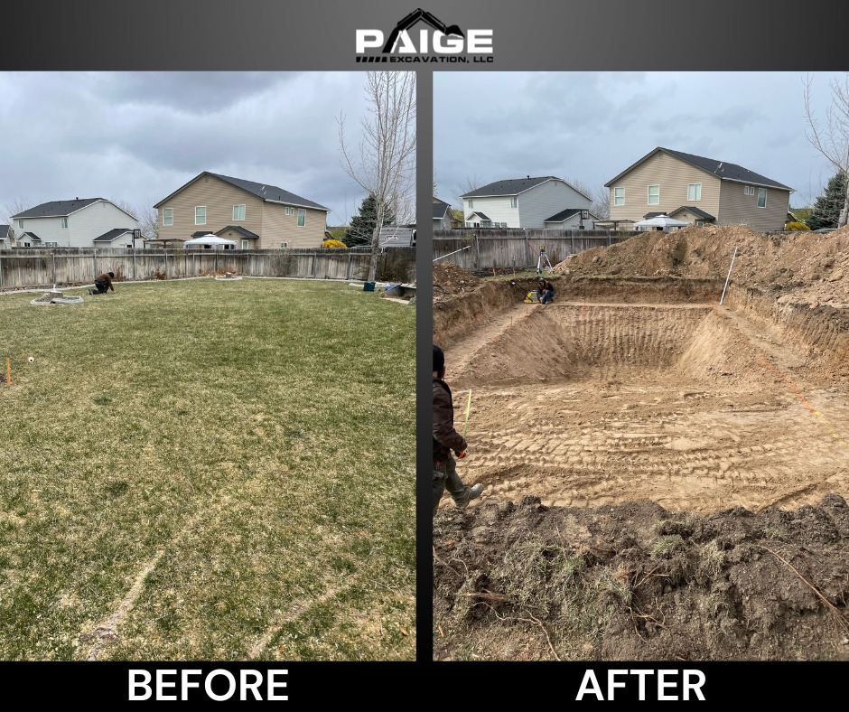 Paige - This customers backyard will look quite a bit different going ...