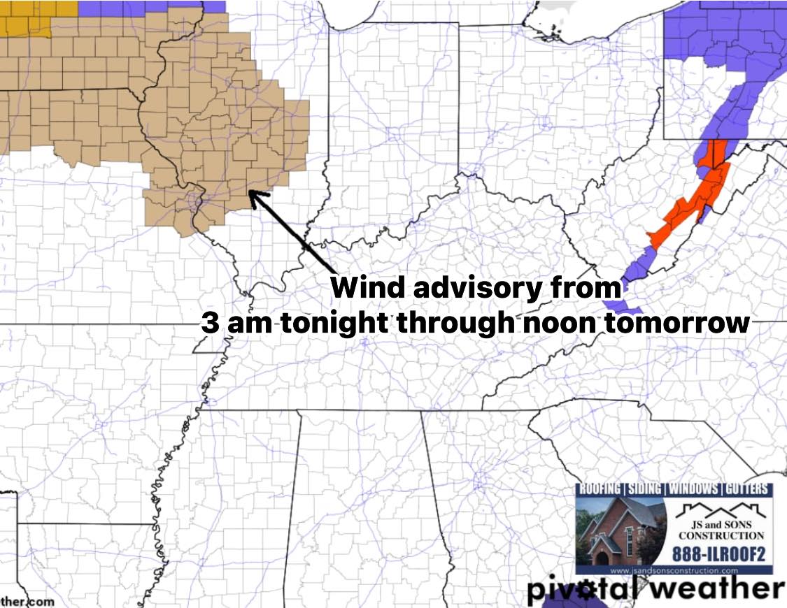Southern - 💨 A WIND ADVISORY is in effect for many of our northwestern ...